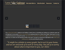 Tablet Screenshot of lamarvalleycraftsman.com